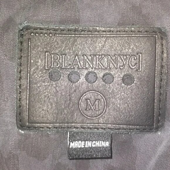 Blank NYC Gray Leopard Print Tencel Moto Jacket - Picture 8 of 9